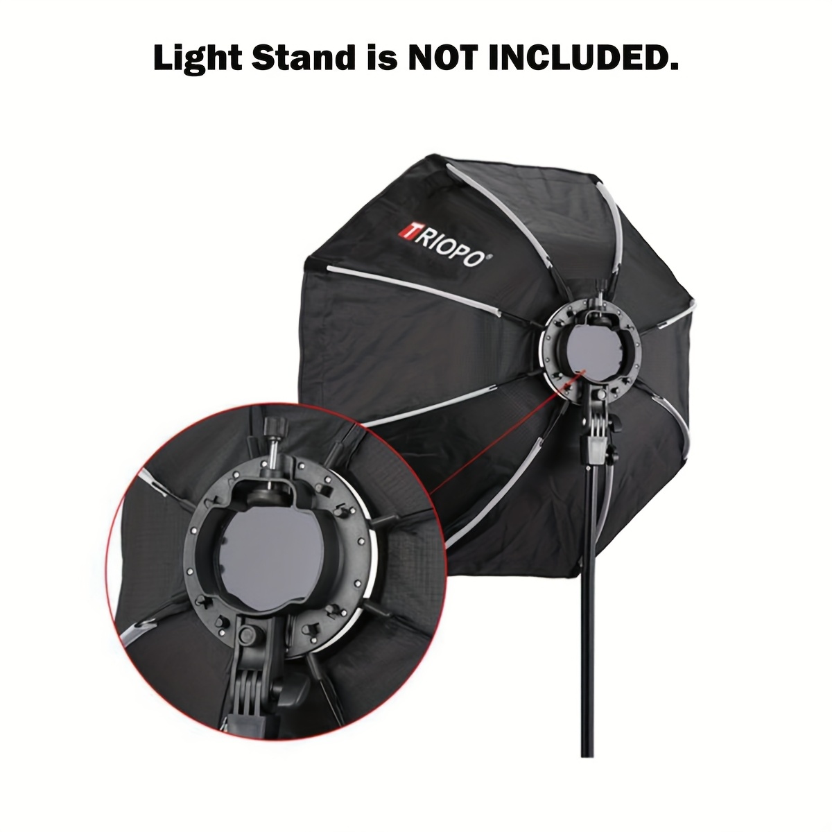   kx-90 softbox עם רשת - softbox צילום נייד בגודל 8 אינץ עם רשת חלת דבש, אידיאלי לגודוק v1 ad200pro וראשי פלאש עגולים, softbox עם רשת | softbox נייד | עיצוב עמיד, softbox לצילום פרטים 3