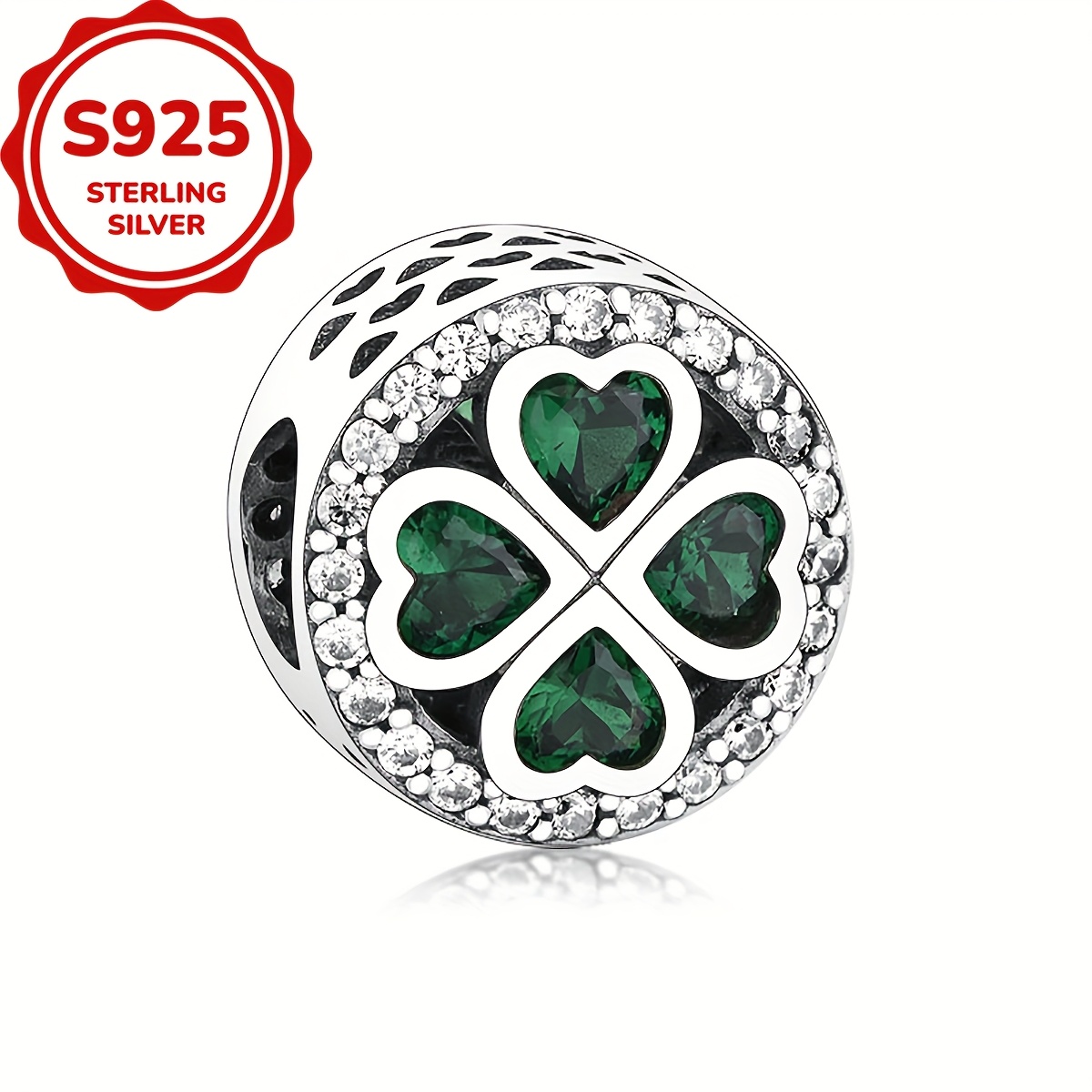 Image of 1pc 925 Silver Flower Charms Beads | Jewelry Making, Birthday Or Mother's Day Gift, Blpdlxg Brand
