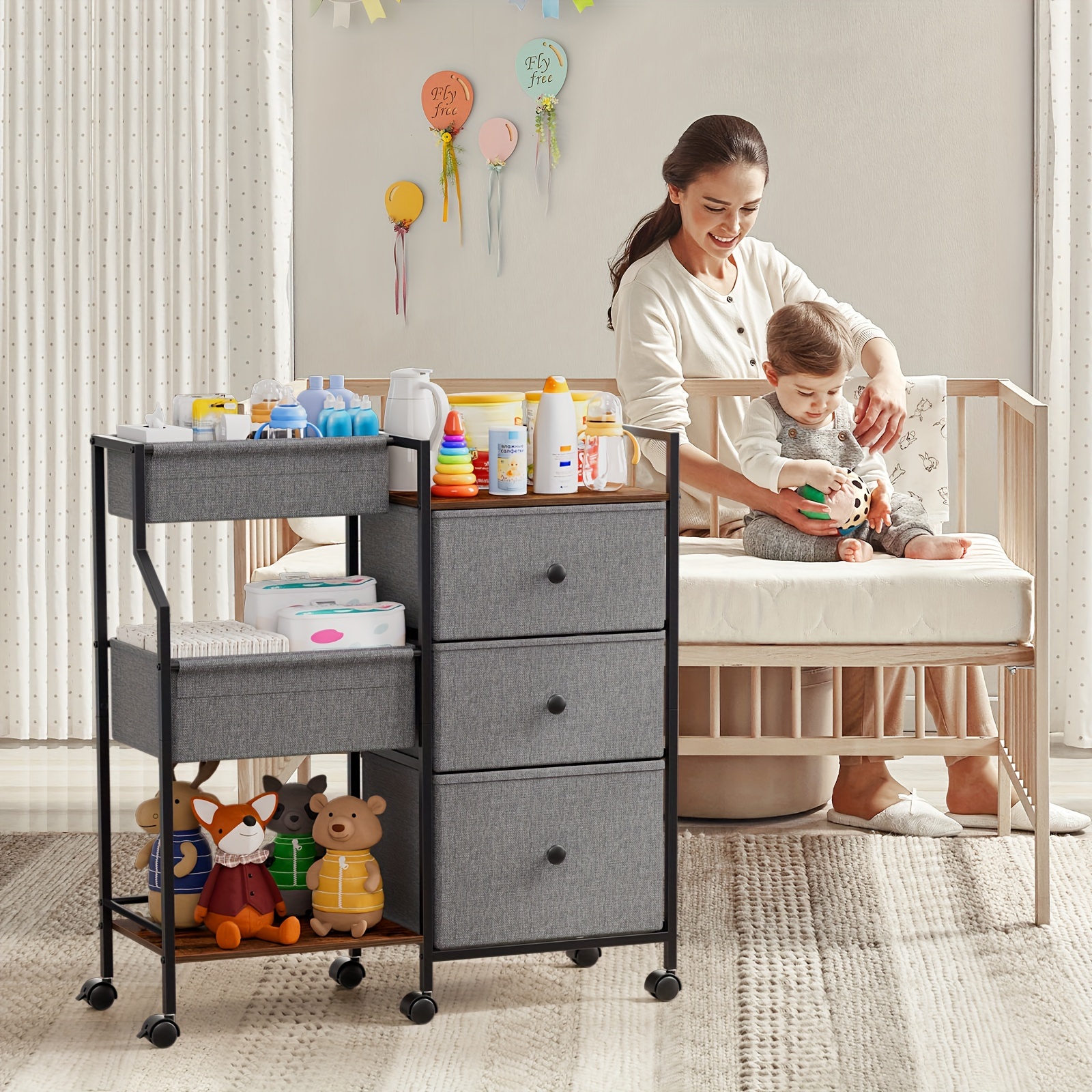 Baby Room Tool Box Change Table ÖNSKLIG Racks For Changing Table