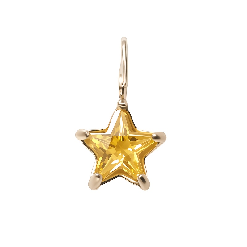Star-Shaped Zirconia Pendant for Back-To-School Season