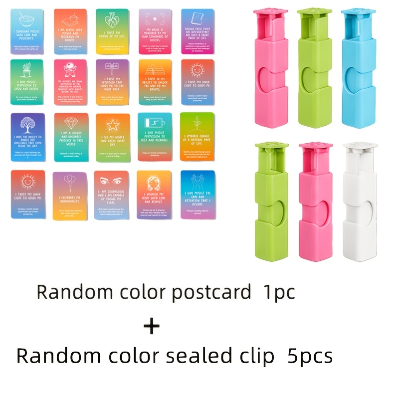 TEMU Reusable Food Bag Sealing Clips, Sealing Clips For Snack Bags Used In Kitchen Food Storage, Household Storage And Organization Additions (random