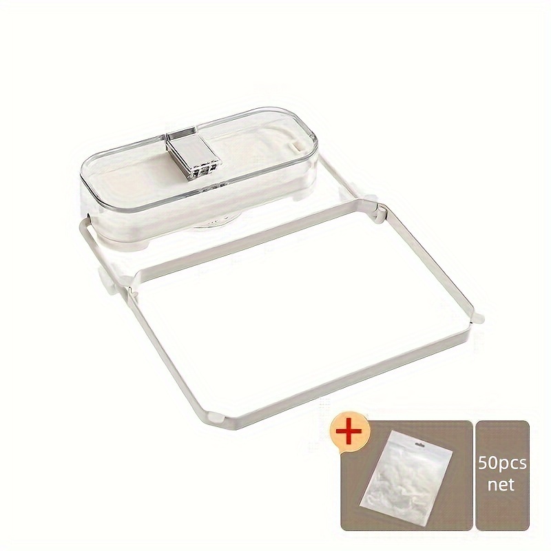Image of Suction Cup Kitchen Sink Filter Stand, Household Food Kitchen Disposable Drain Rack Kitchen Drain Rack, With 50pcs Filter Mesh Bag