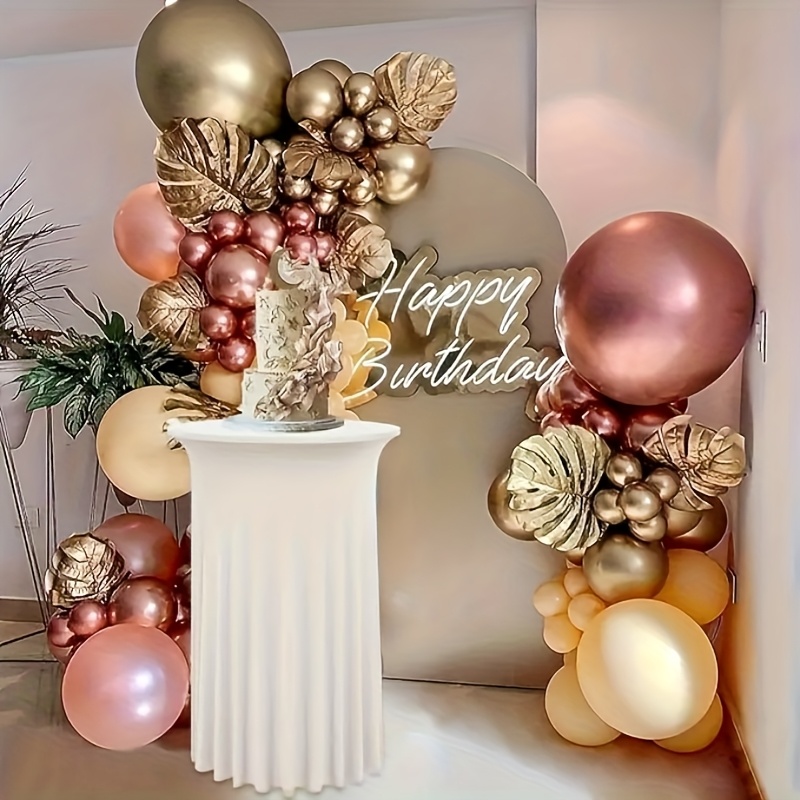 Image of 1pc 32x43 Inches/24x43 Inches Round Table Skirt Tablecloth Spandex Elastic Round Tablecloth, Suitable For Bar, Pub, Wedding, Party, Banquet, Birthday