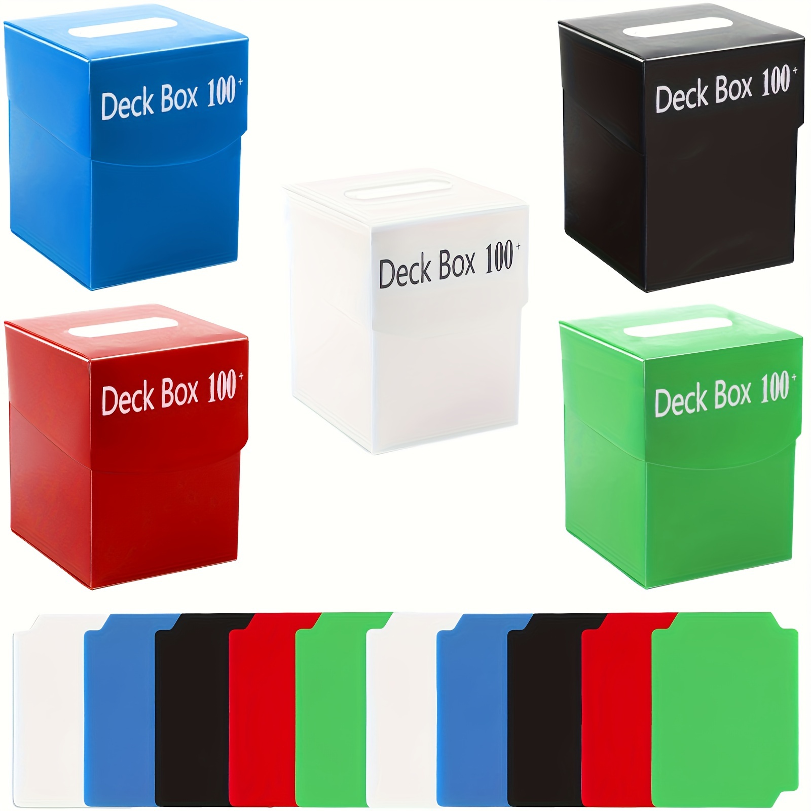 100 standard deck blocks 2 dividers card deck box set 5 deck - Temu