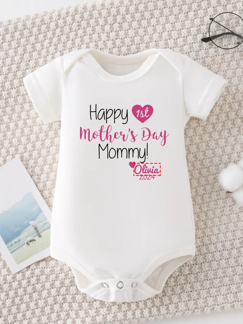 customizable happy 1st mothers day onesie soft Temu Philippines