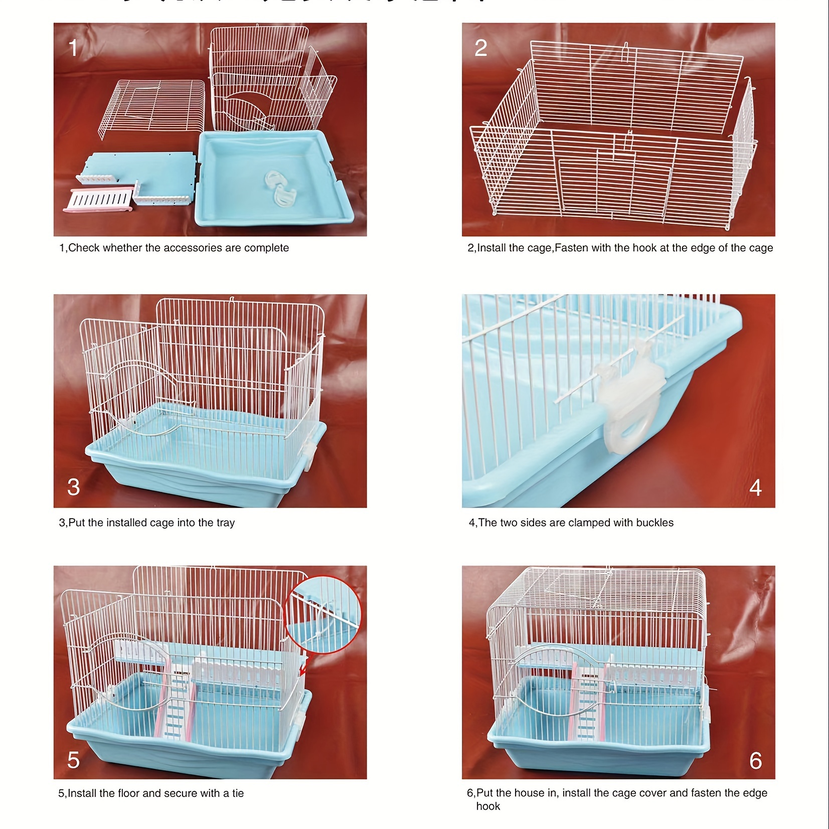 Picture of 60 Large Double layer Hamster Cage Nest Villa Seasons! - Temu