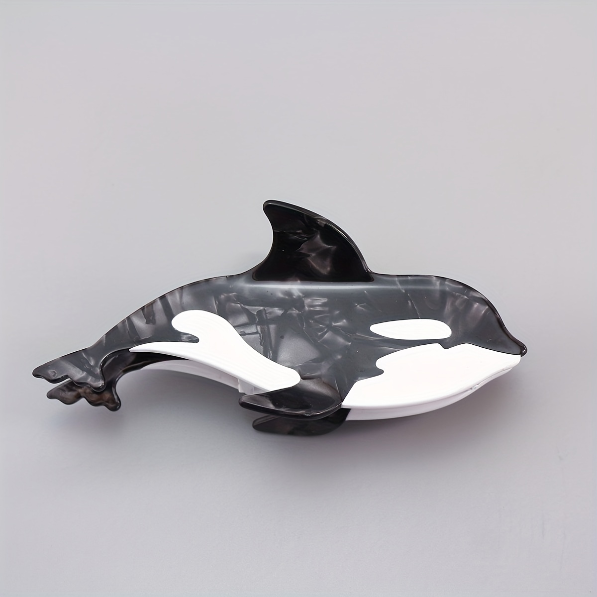 1pc Hair Clip Creative Whale Hair Accessories- , Back Spoon Hair Cliporca Hair Claw Clip Killer Whale Shark Hair Claw