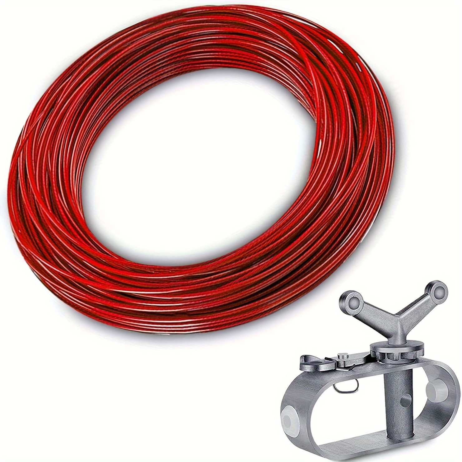 Pool Cover Cable Winch Kit Winter Cover Wire Ratchet Round - Temu
