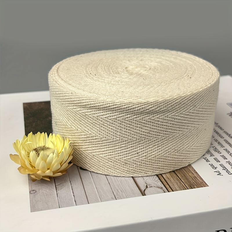 

10 Yards X 1.57" Pure Cotton Canvas Strap - Perfect For Backpacks, School Bags & Crafting