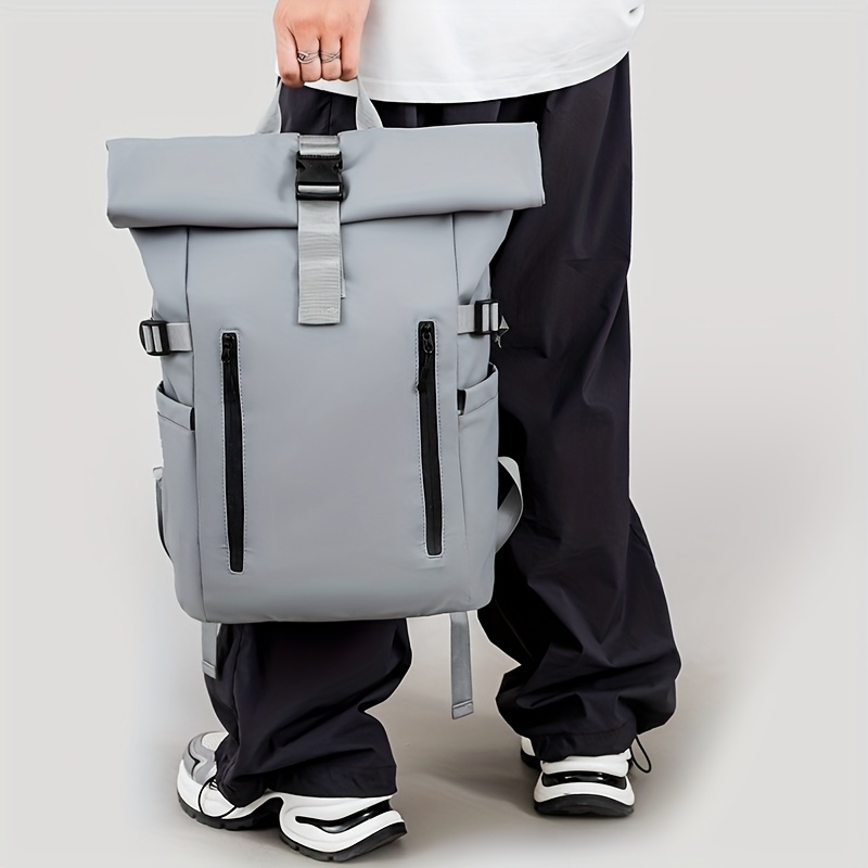 Hiking Backpack, Men's Simple Fashion Shoulder Bag, Large Capacity, Suitable for Commuting, Hiking, Outings, Travel and Business Trips