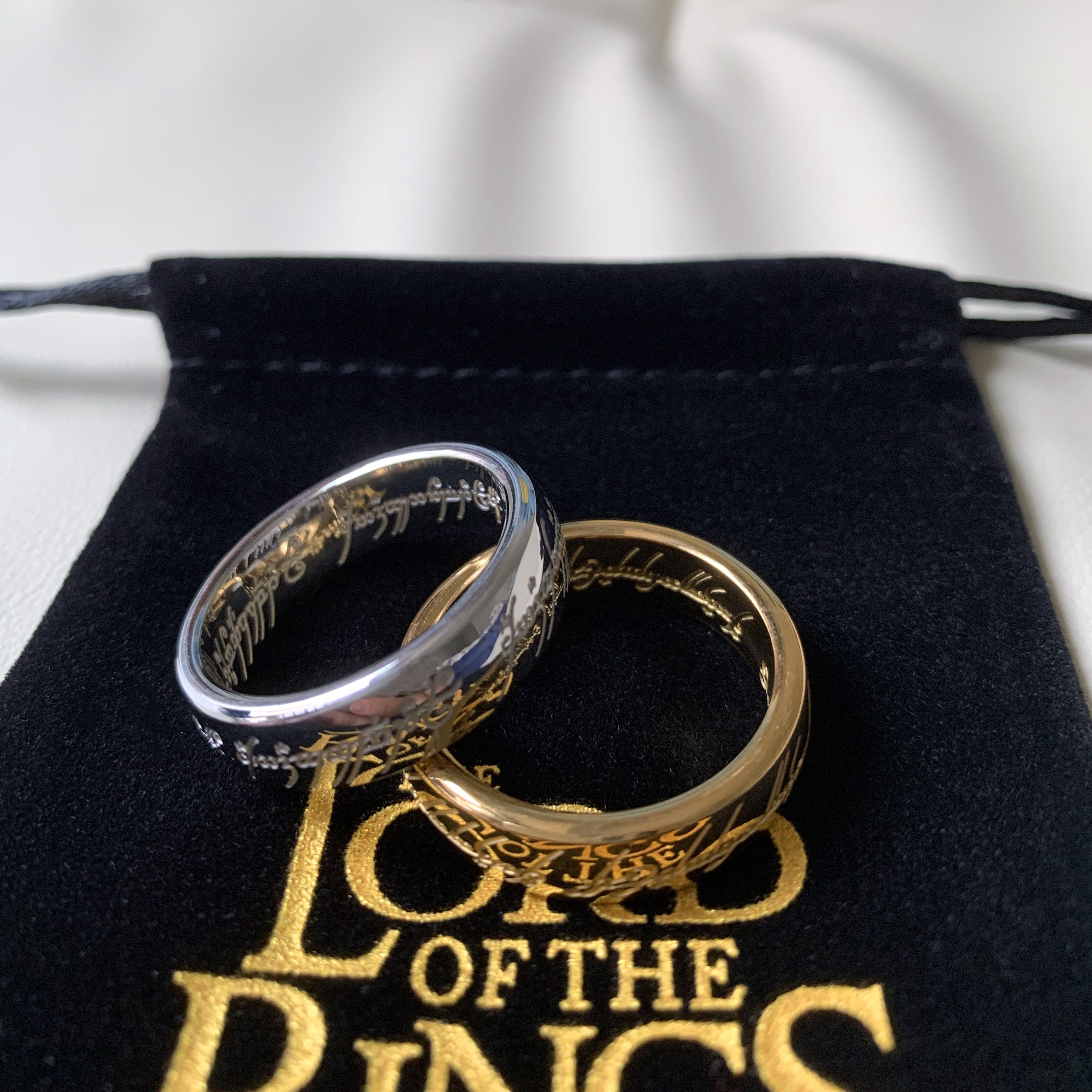 18K Gold Plated Titanium Steel Classic Style Ring
