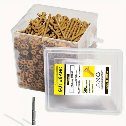 wooden deck screws 2 4 torx screws for building fences 500pcs 400pcs 200pcs wooden deck exterior screws a t25 star drill x x 3 1 x 4 yellow