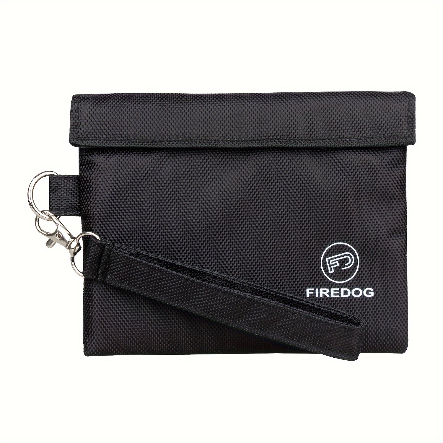 * Vibrant Mushroom Pattern Smell-Proof Pouch - *, Airtight Nylon Storage Bag with Wrist Strap &amp; Keyring - Ideal for Travel &amp; Everyday Use