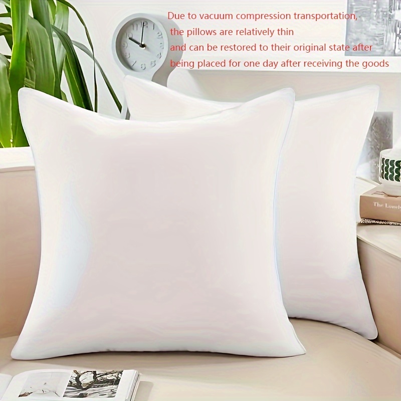 

1pc Pillow Insert, Decorative Throw Pillow Core, Bedroom Sofa Throw Pillow Sofa Bed Square Pillow For Living Room Office Home Decor