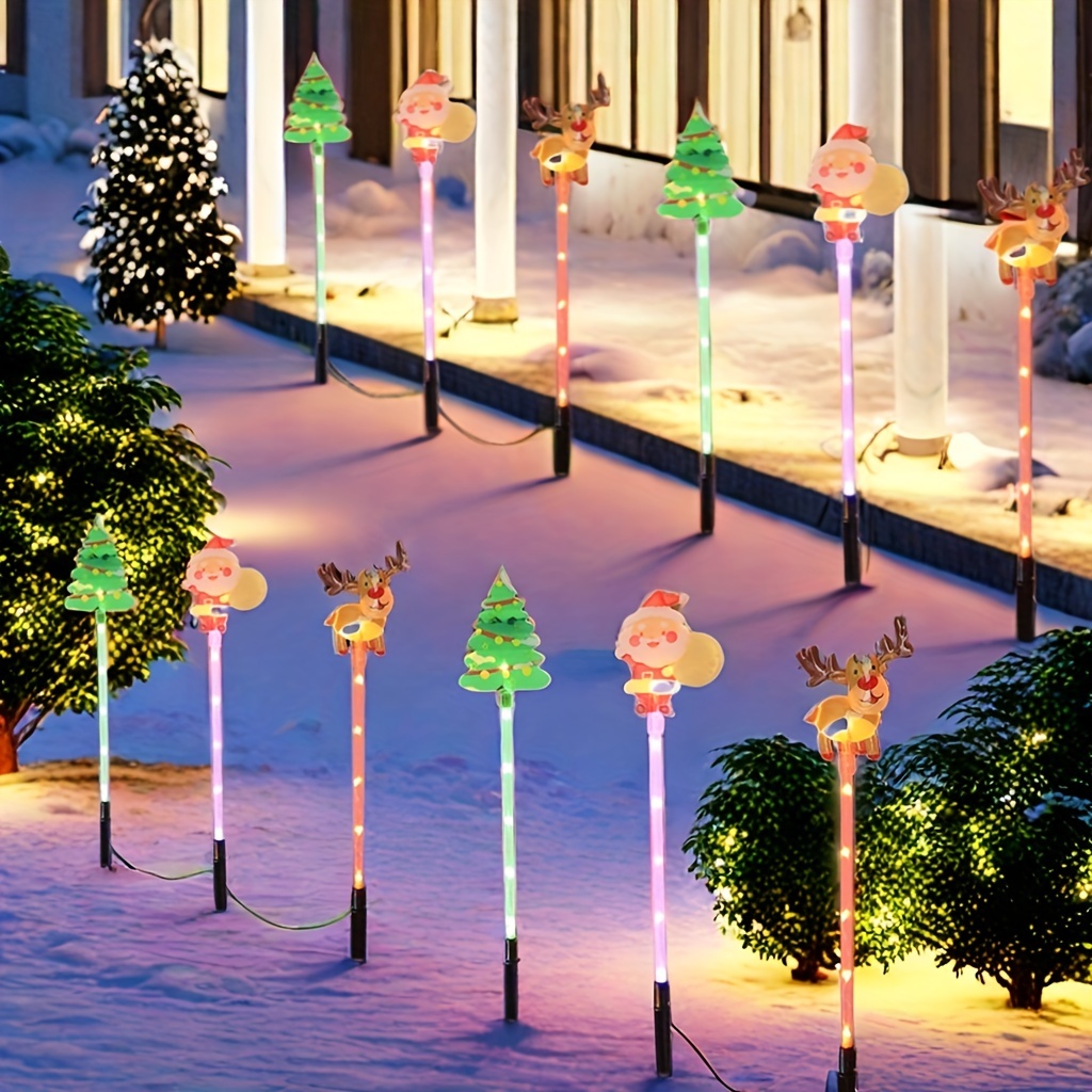 

6pcs Christmas - , & | Led Flashing For & Decor | Ip44 | 600mah Battery