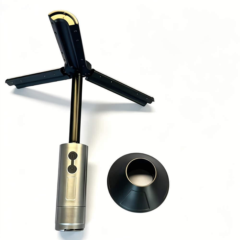 TEMU Lanterne de camping pliante LED d'extérieur, rechargeable par USB, lampe de poche portable, réglable à 270 degrés, lampe de tente portable, avec