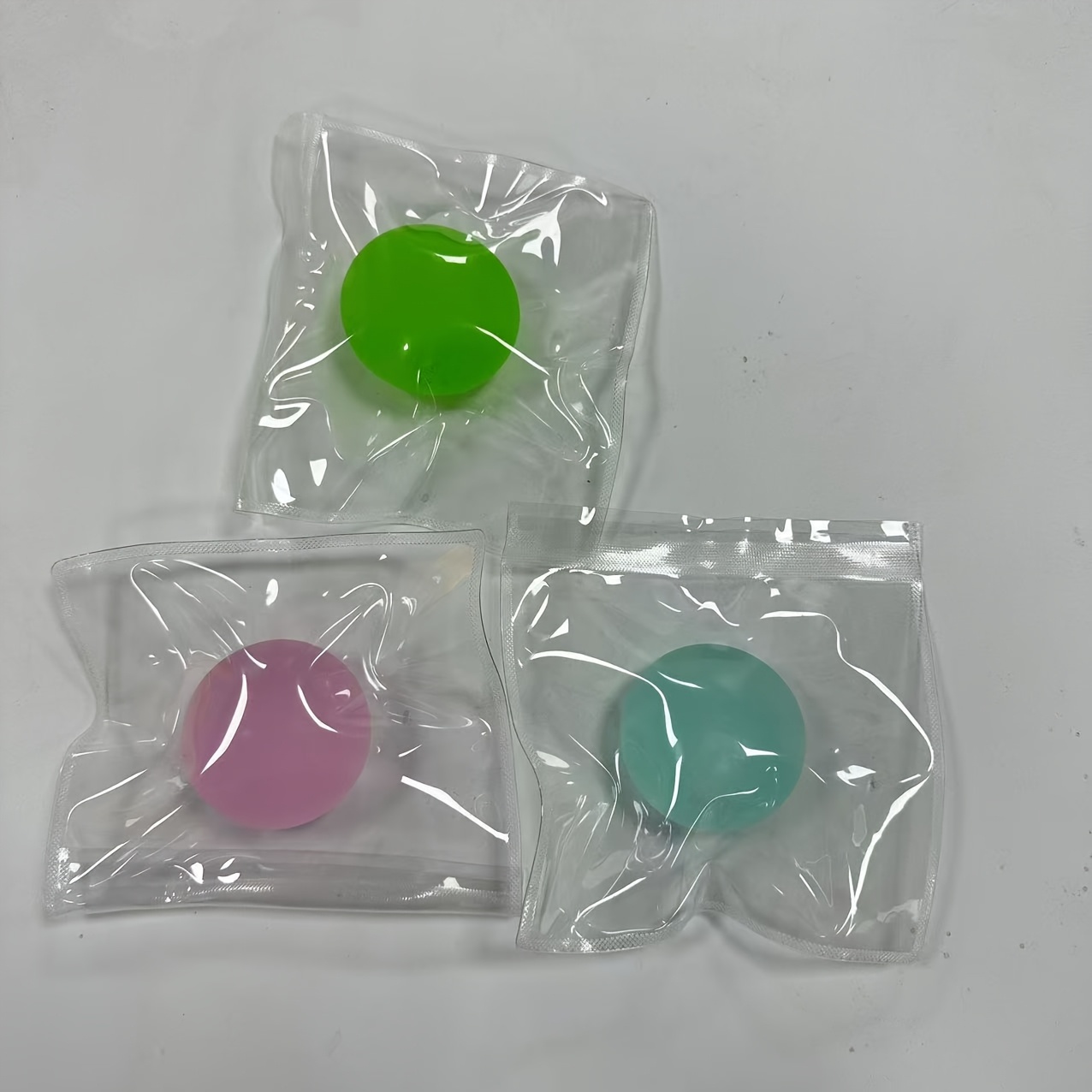 Image of 1pc Pop Fidget Handmade Squeeze Ball, Reshapable Cute Stress Toy, Classroom Rewards, Party & Birthday Fillers, Affordable Toy (random Color)