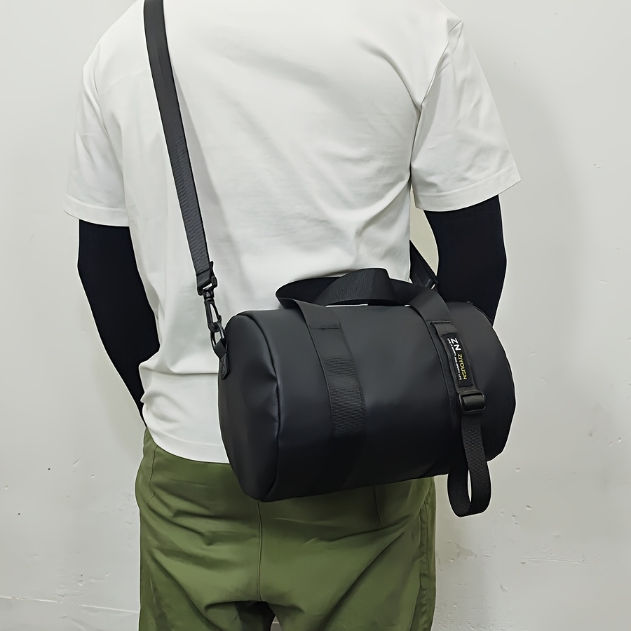 Men's Casual Crossbody Bag, Men's Messenger Bag, Black Small Backpack, Portable Shoulder Bag
