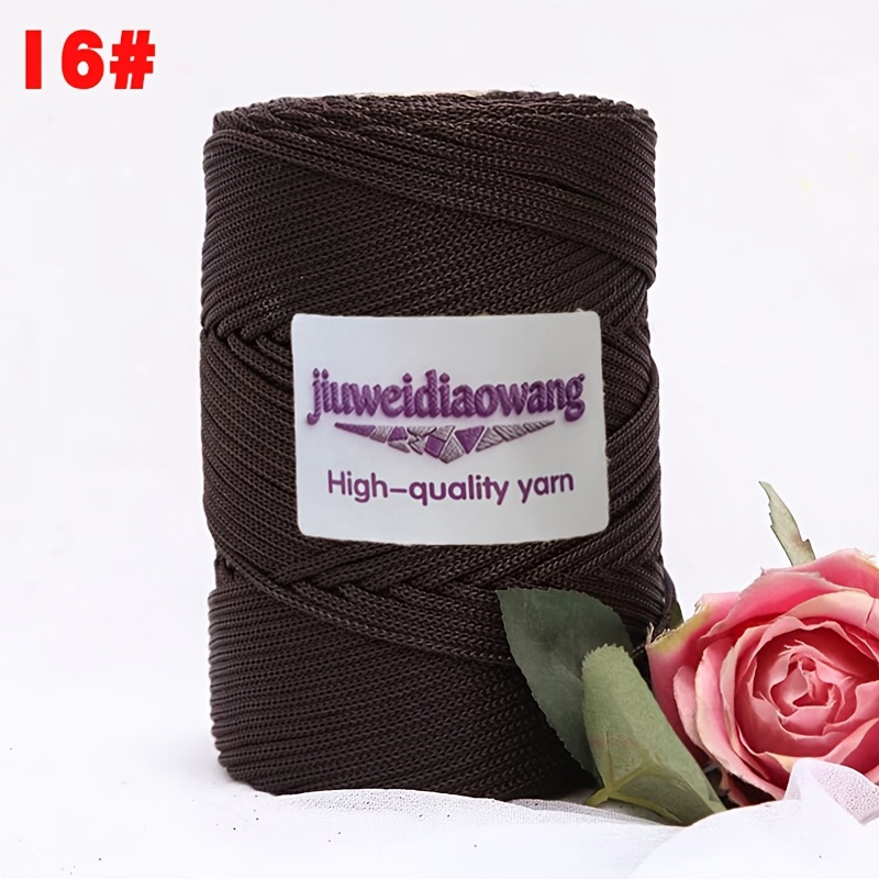 TEMU 230g Lightweight Mesh Yarn, Medium-weight , Suitable For Hand-crocheting Summer Sun Hats, Diy Knitting Material, Used For Weaving And Making