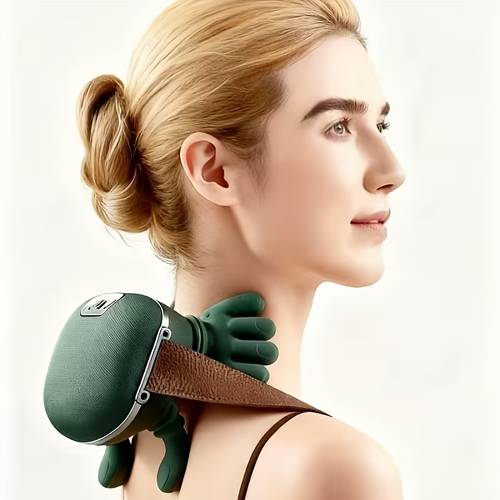 usb rechargeable deep tissue massager 8 claw portable finger for neck back shoulders and legs perfect gift for men and women waist massager wireless portable hot compress neck and shoulder massager 5d kneading full body