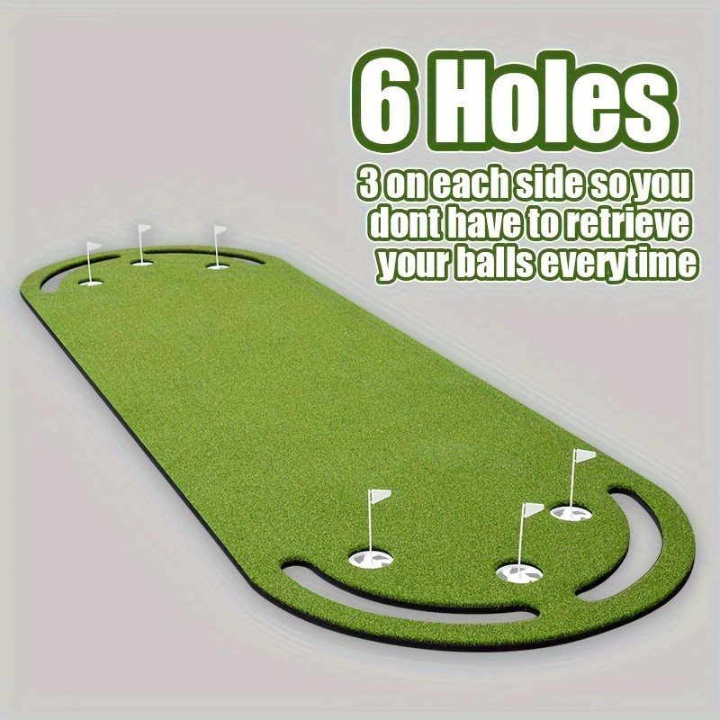 Golf Putting Green Mat, Realistic   With Feel Backing, Indoor/Outdoor Putting Practice, Golf Training Equipment details 1