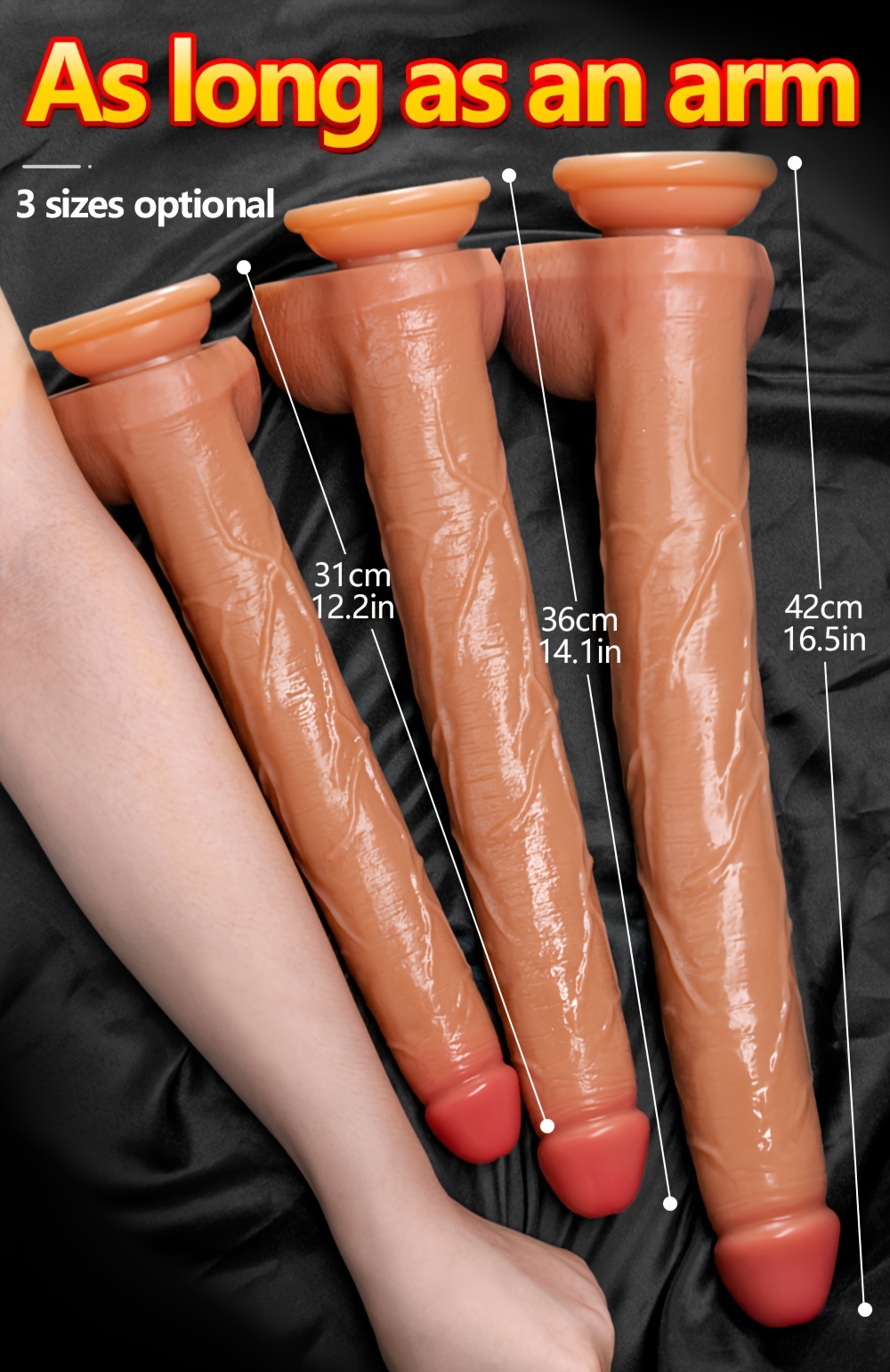 [1pc Long Thick Dildo Massage] 1pc Extra Long Penis Vaginal Plug Anal Plug Soft Liquid Silicone Long Thick Dildo Massage Stick Strong Suction Cup Adult Sex Toy