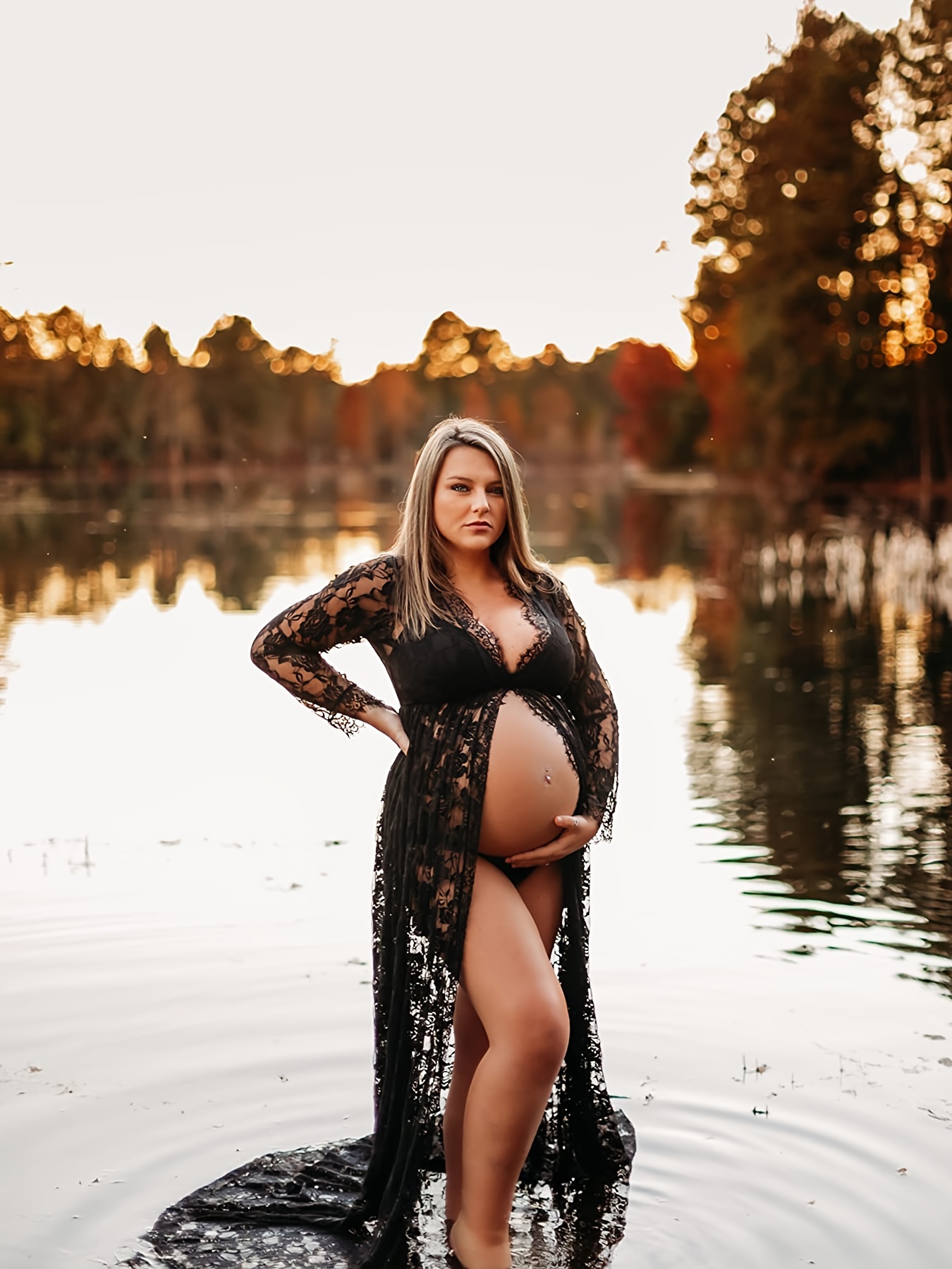chinese dress ladies Willow Maternity Photoshoot Dress