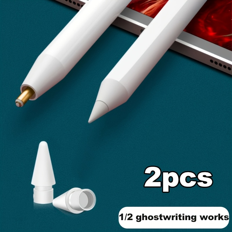 TEMU 2 Stück/5 Stück Apple Pencil Spitzen, iPad Stylus Spitzen, Kompatibel mit Apple Pencil 1. & 2. Generation, Ersatz für Originalspitzen