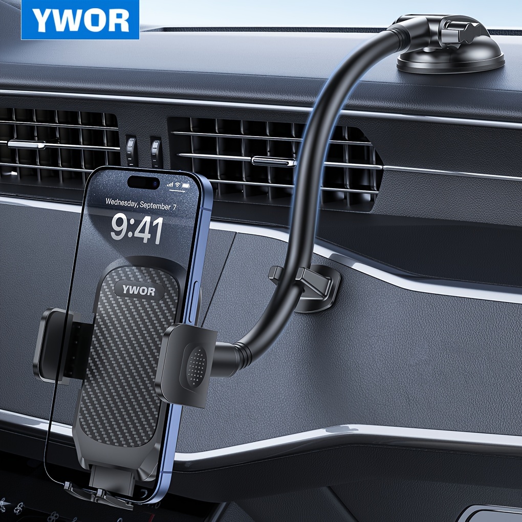 

Ywor Long Arm Car Phone , -shake Dashboard , Universal Compatible All Smartphones, Abs , , , Rectangular ,