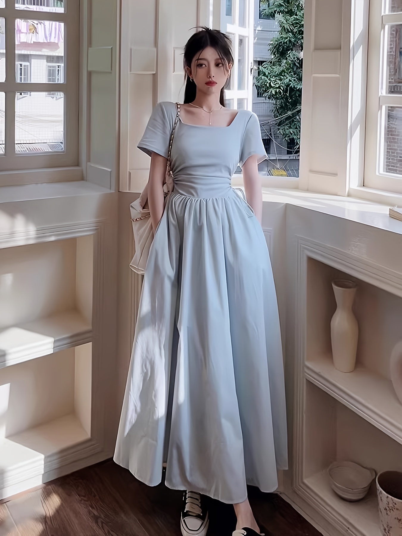 linen beach shirt dress Line in the Sand