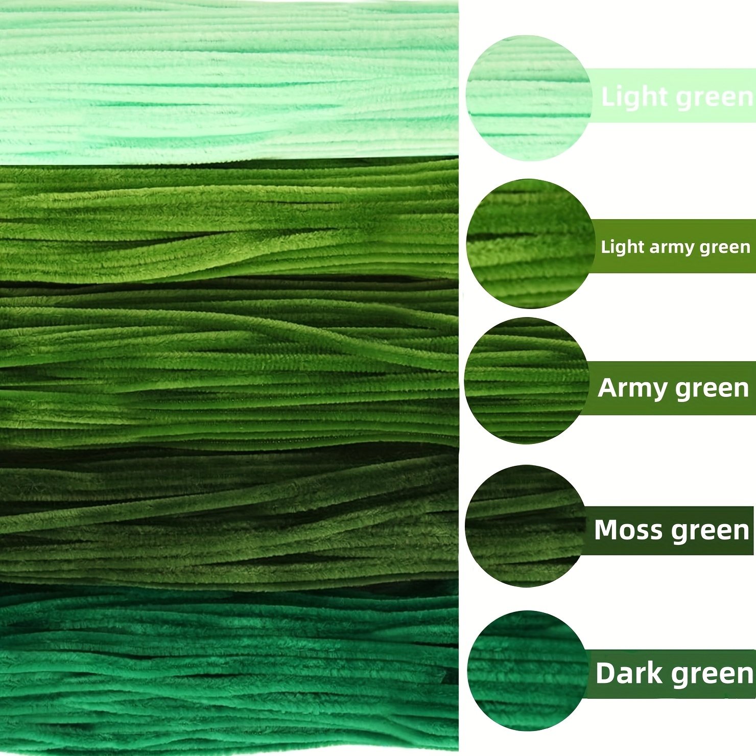 TEMU 50/250/500pcs Pipe Cleaners Craft, Cleaners, Chenille Stems Assorted Fuzzy Sticks Bulk Pipe Cleaner Craft Supplies For Diy Craft