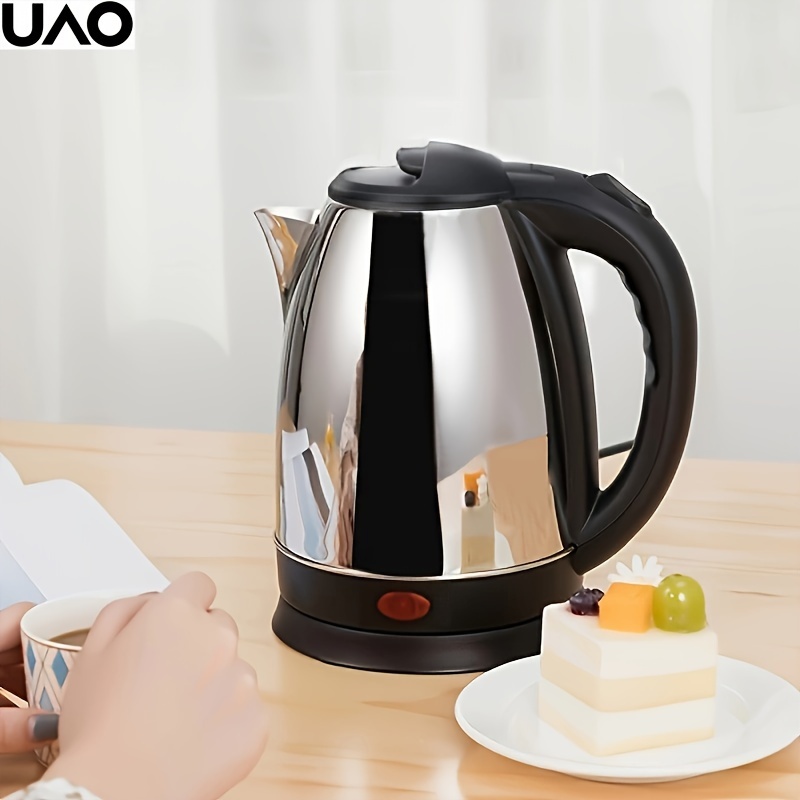 1pc Electric Kettle 67.63oz Large Capacity Automatic Power Outage Anti scalding Curling Boiling Kettle Household Stainless Steel Electric