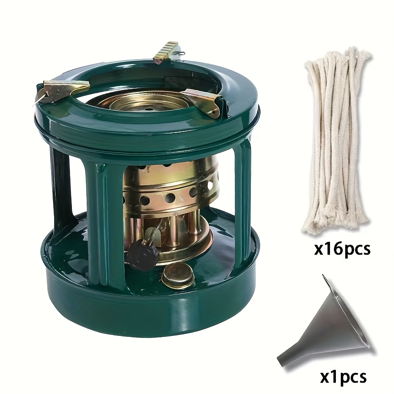 TEMU New Model 168 16-wick Kerosene Stove, Outdoor Portable Heater, Household Stove, Cooking Stove, Camping Stove, Suitable For Outdoor Activities, Camping Fire Starter, Yard