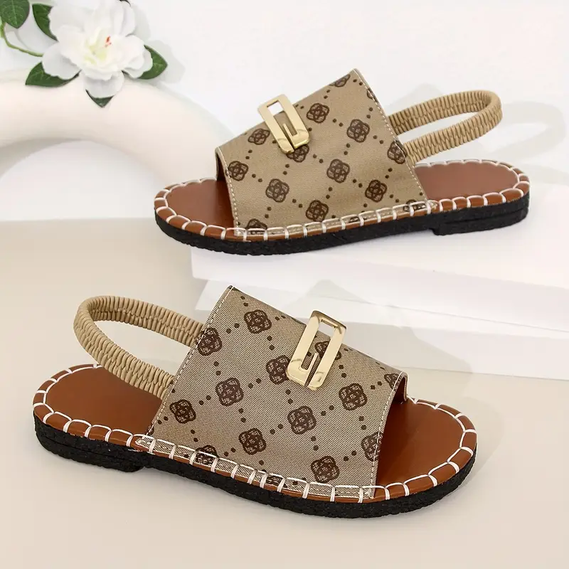 summer casual flats for women with tassel detail slip on open toe sandals with rhinestone accents insole man made materials flat heel slide shoes details 0