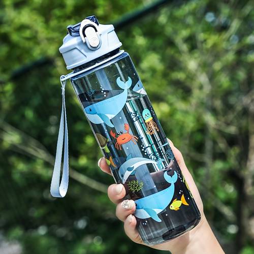 leo car camel cartoon water bottle leakproof summer large capacity sports water kettle high temperature resistant portable water pot summer outdoor sports water cup