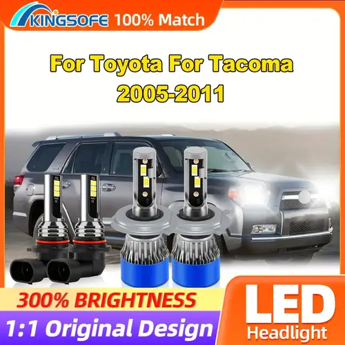 For Toyota Tacoma 1997-2015 H4 LED Headlight Bulbs Conversion Kit Low/High Beam For Toyota Tacoma 1997-2015 H4 LED Headlight Bulbs Conversion Kit Low/High Beam