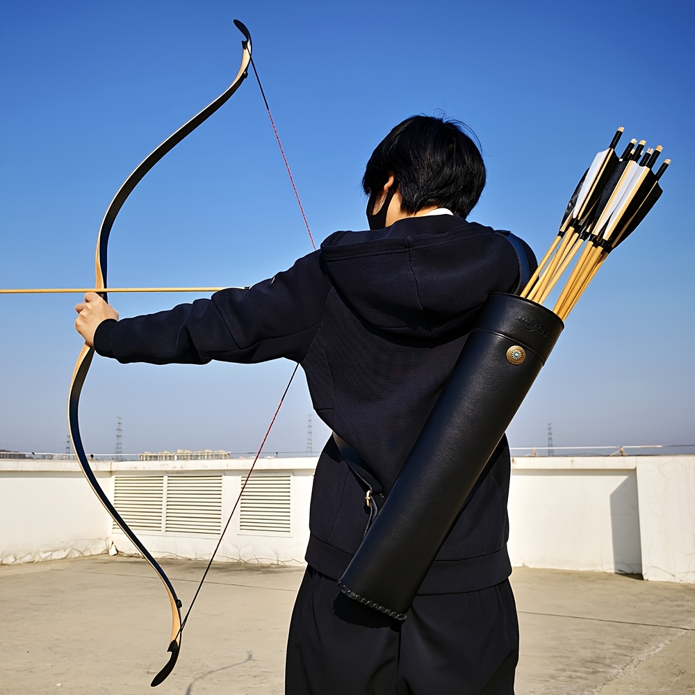 Syansju Archery Arrow Quiver - Backpack & Hip Dual Use For Recurve Bows
