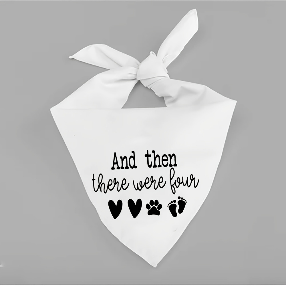 TEMU A Large Dog Bandana For And , Announcing A New Baby, Revealing Gender, Or As A Keepsake Gift For Maternity Photo Shoots