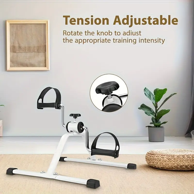 1pc adjustable mechanical under desk bike pedal exerciser foldable manual training equipment with non slip pads tension adjustable knob fixed slope for home office seniors adults no battery needed christmas gift senior exercise equipment compact exercise equipment sturdy construction muscle recovery tool spacesaving fitness gear materials fitness enthusiasts Product details 0