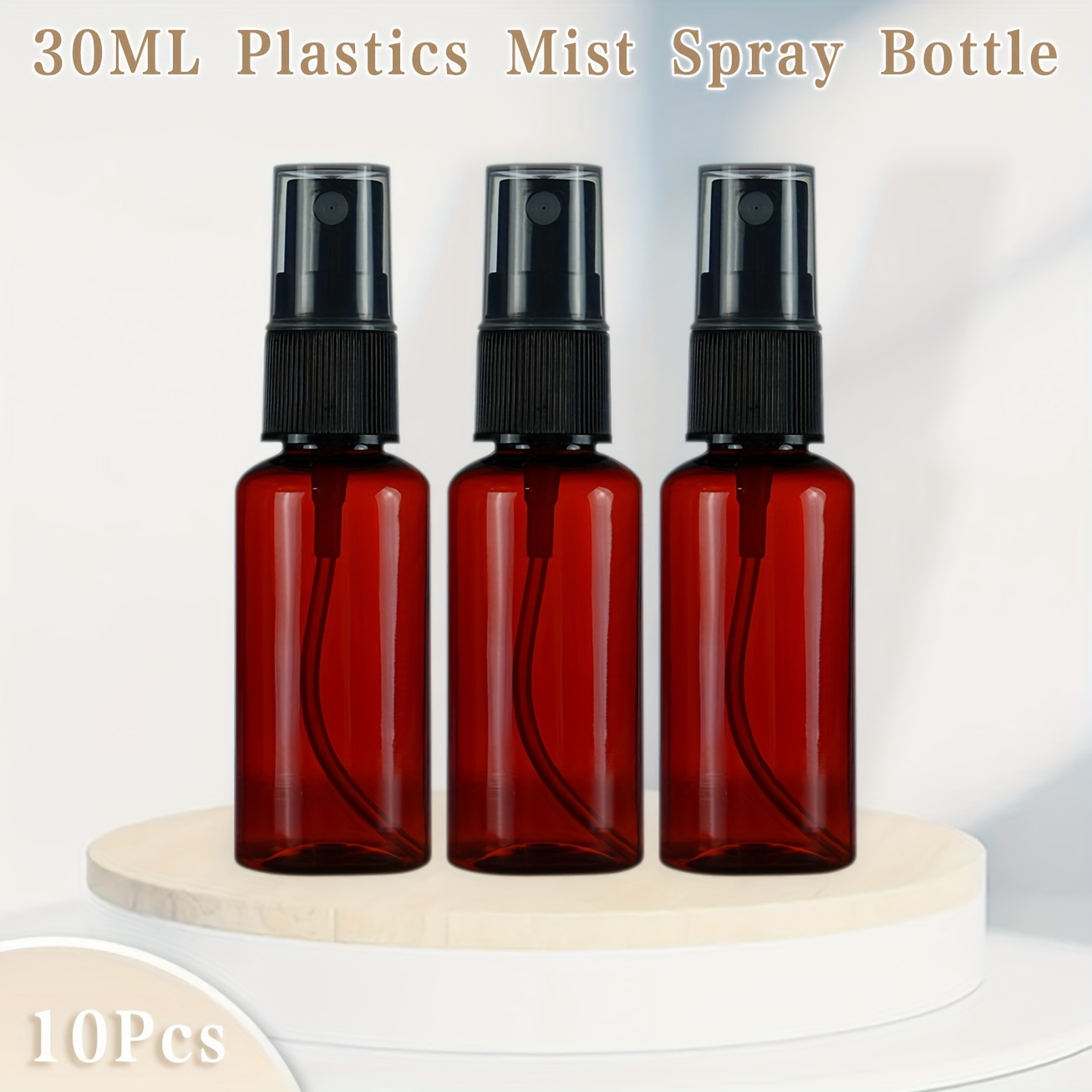 2pack 16oz Glass Spray Bottle With Protective Silicone Sleeve Refillable  Bathroom Spray for Essential Oils, Kitchen Cleaner Amber/clear 