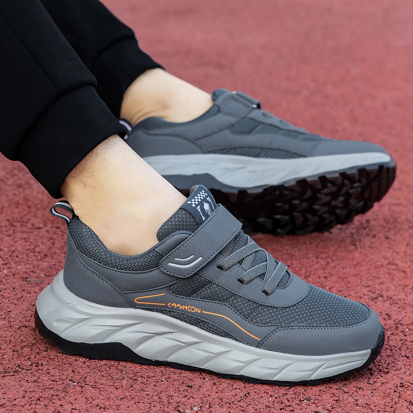 Men's Casual Sneakers, Plus Size, Thick Sole, Anti-Slip, Lightweight and Easy to Wear