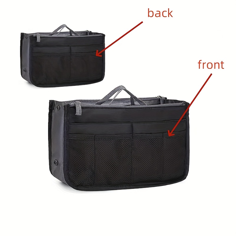 TEMU Bag In Bag, Storage Bag; Storage Bag; Multifunctional Makeup Bag, Travel Bag, Inner Bag, Makeup Organizer, Separate Storage Bag