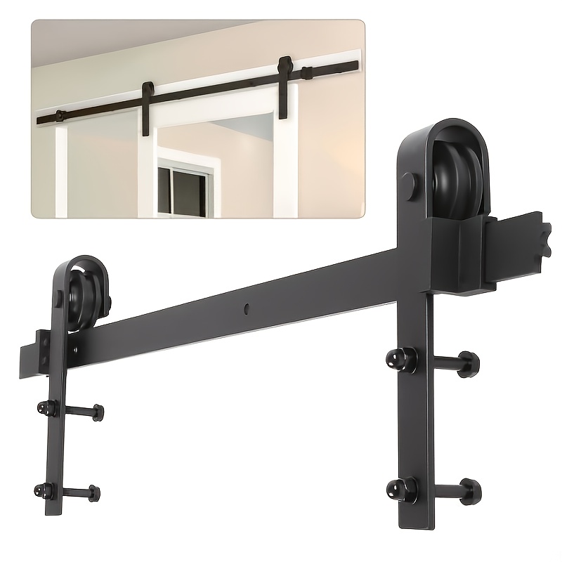 TEMU Set di Pulegge per Porta a 183cm, Installazione Classica Monoporta, - 7kg, Per Porte, Soluzione Appendere , Kit Pulley , Componenti del della