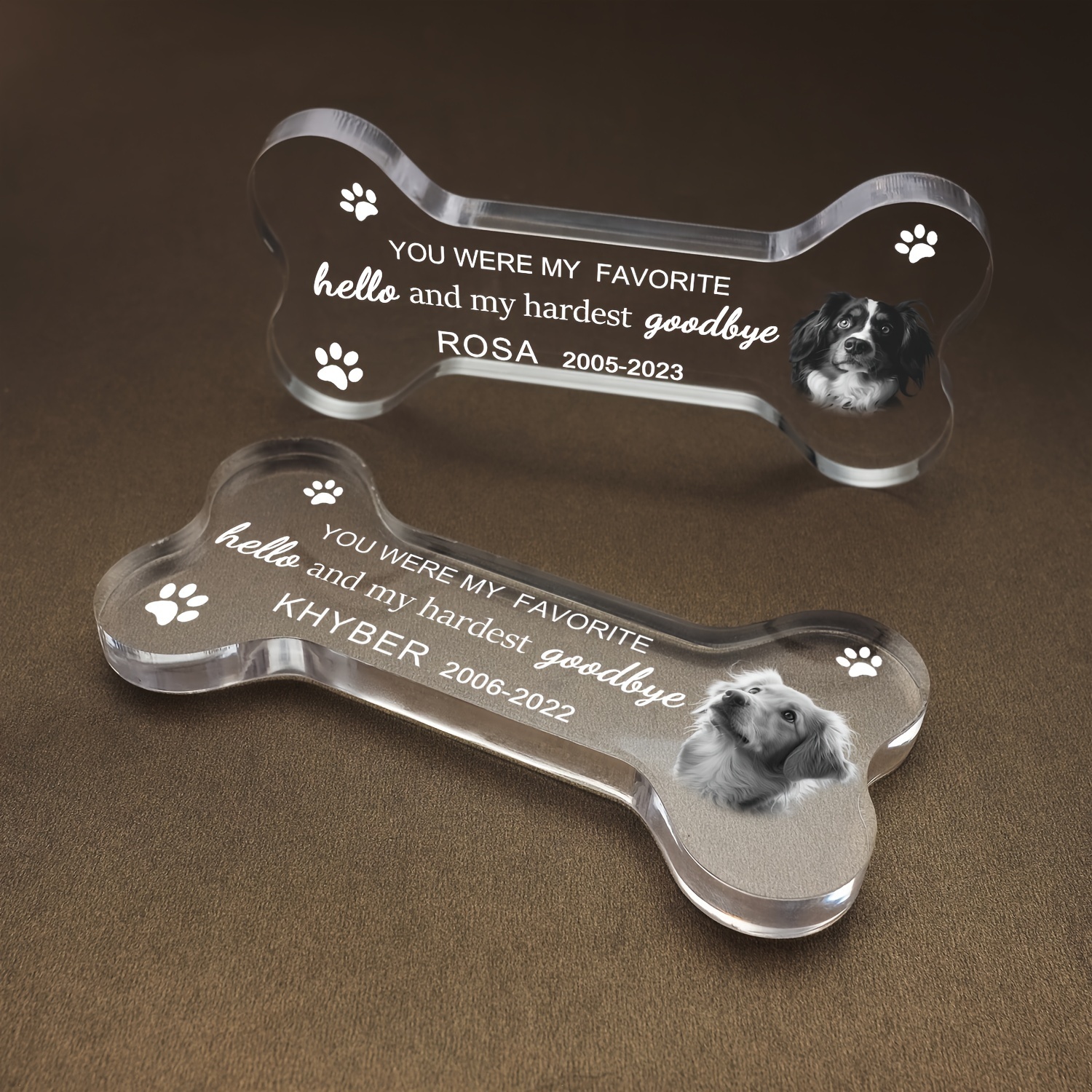 

Customized Pet Memorial Gifts, Personalized Sympathy Gifts For Loss Of , Pet Memorial Acrylic Decorations, Bereavement Gifts For Loss Pet, Condolences Gifts For Pet Loss Remembrance