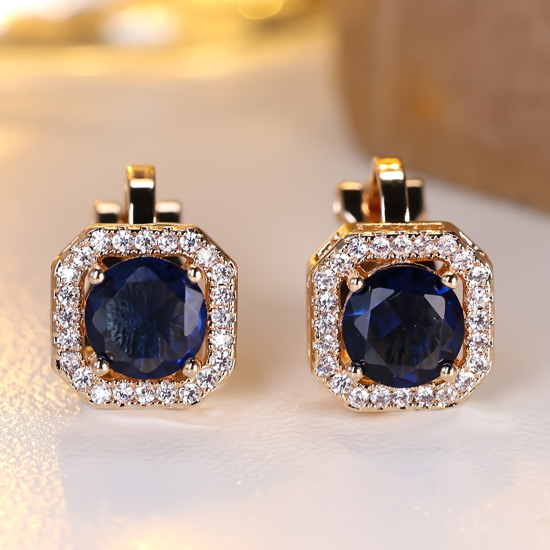 TEMU 1 paire de boucles d'oreilles à pince avec taille ronde pour femme, bijoux tendance, boucles d'oreilles princesse, cadeau