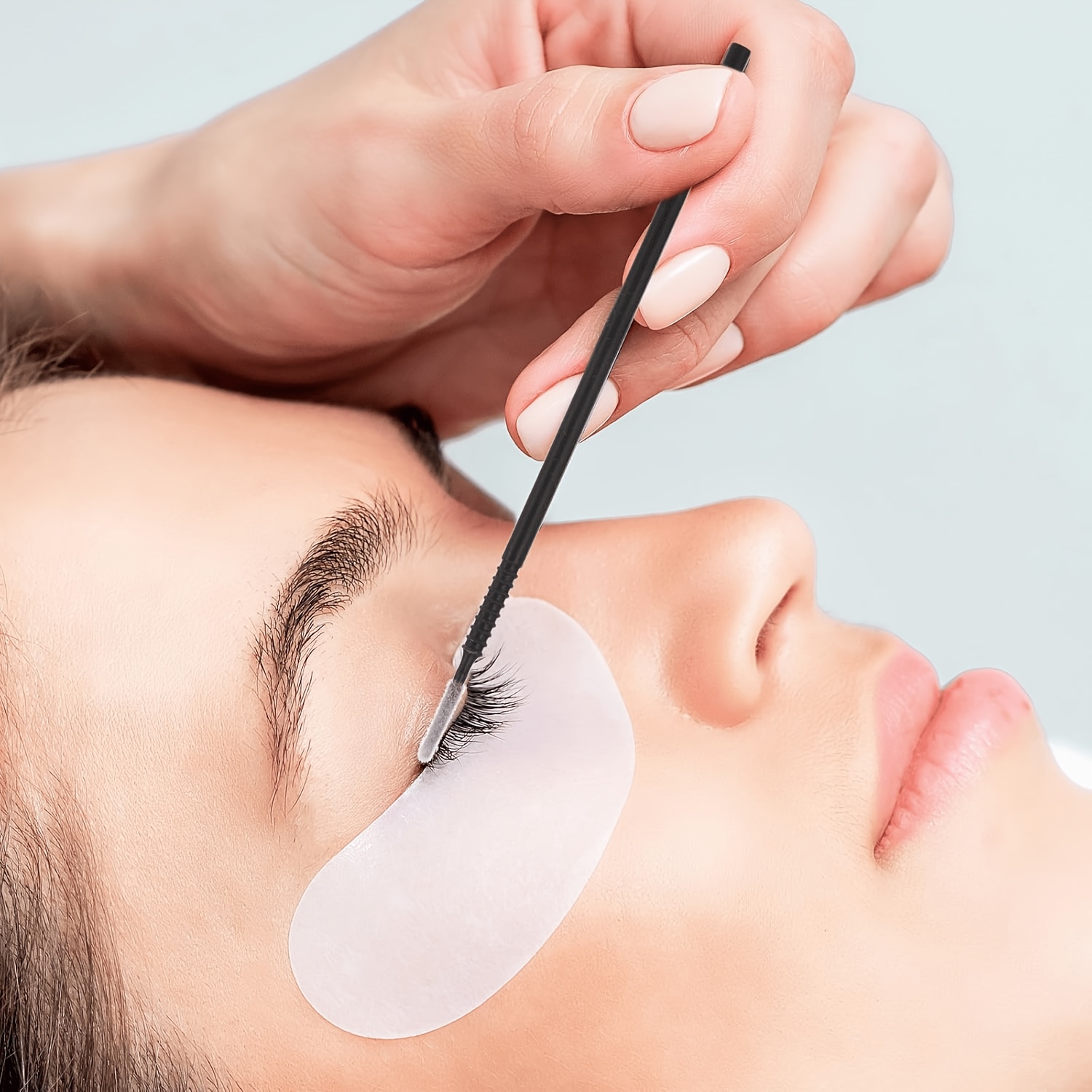 200pcs Eyelash Extension Swabs for Makeup Application