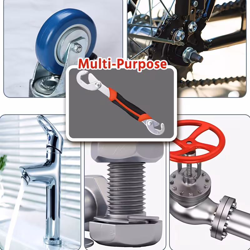 multifonctionnelle double extrémité 1pc | surface , pour la plomberie, , la construction, outil de , fabriquée en acier au chrome vanadium 6