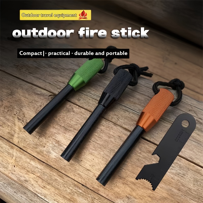 Ultimate Fire Starter Survival Tool Kit With Wood Handle, Flint And Steel,  Fire Bellowing, Wax Infused Tinder Rope, And Multi-Tool Striker For  Emergency Survival And Outdoor Adventures