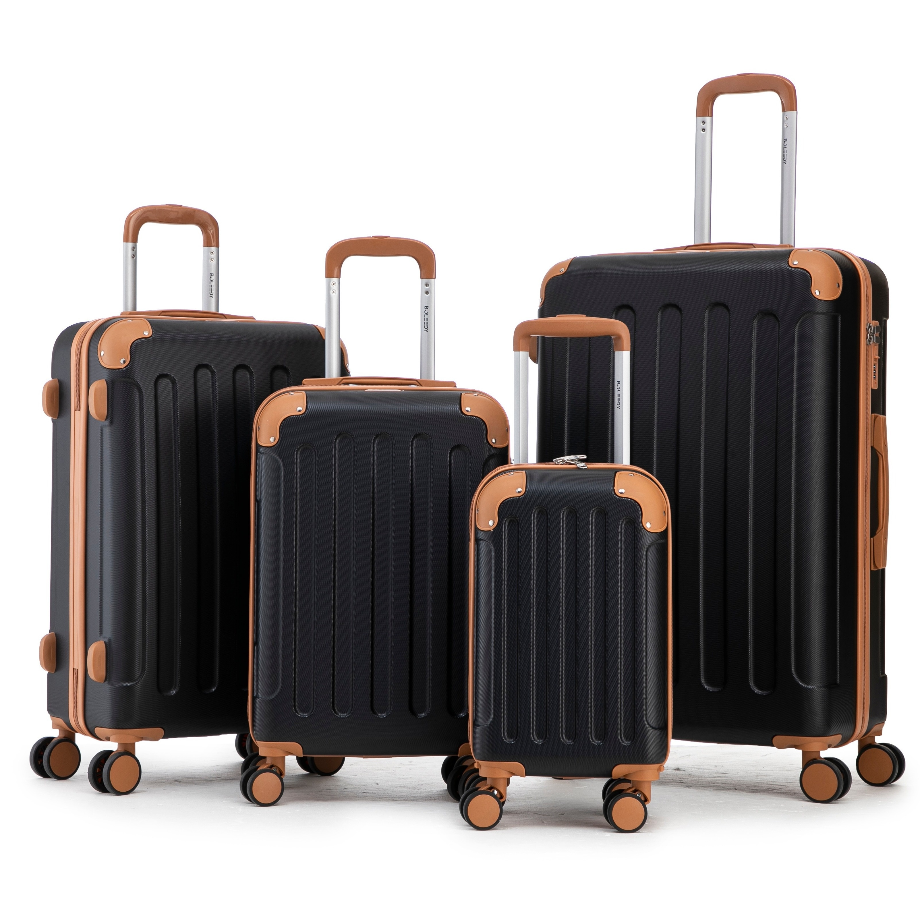 Image of Travel Suitcase - Luggage Set With Wheels, Reliable Hardshell Travel Case, Suitcase, Large Luggage, Trolley Carry-on Luggage, 4pcs Luggage Set