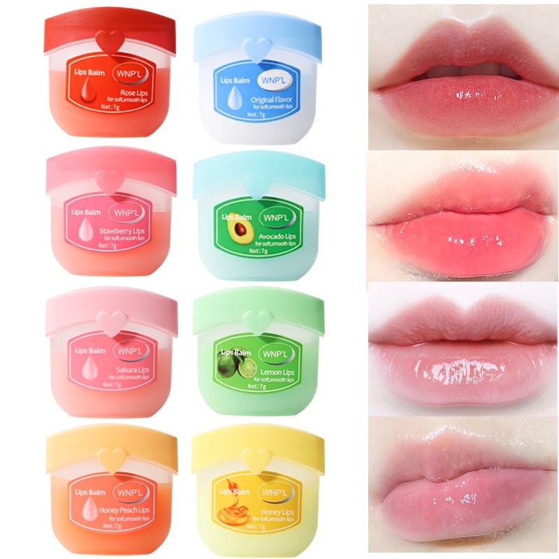 8pcs Moisturizing And Water Locking Lipstick Set, Which Can Moisturize, Lip Moisture, And Care For Lip Skin, Is Suitable For Men And Women, Small And Light, Suitable For Going Out And Traveling